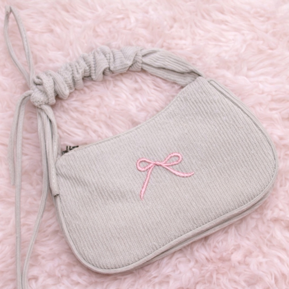 The Sweet Intentions Mini Scrunch Bag - Ethereal Pearl